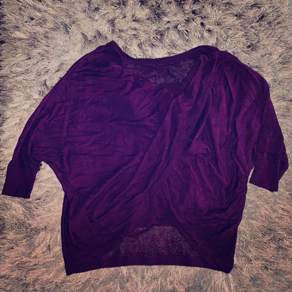 Victoria’s Secret Purple Criss Cross Top